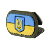 M-Tac MOLLE-patch ukrainsk flagga med vapensköld PVC