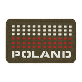 M-Tac patch Polen (med flagga) 50x80 Laser Cut
