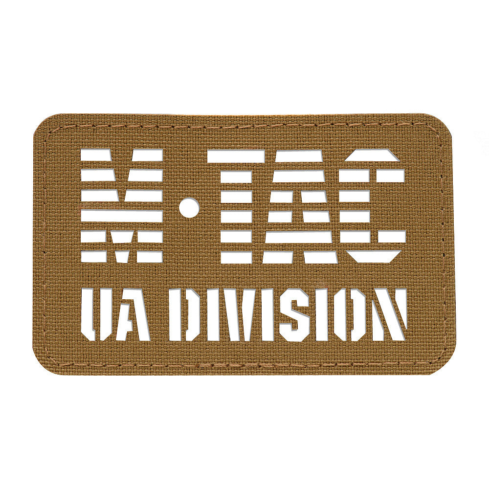M-Tac patch UA Division Laser Cut från kant till kant
