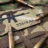M-Tac patch AR-15 223/5","56 laserskuren