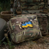 M-Tac Patch Ukrainas stridsflagga (broderi)