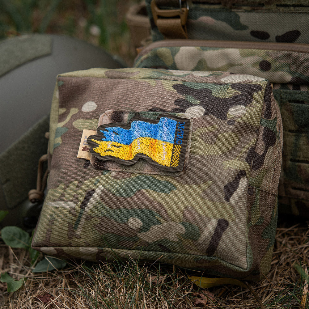 M-Tac Patch Ukrainas stridsflagga (broderi)