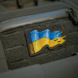 M-Tac Patch Ukrainas stridsflagga (broderi)