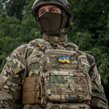 M-Tac Patch Ukrainas stridsflagga (broderi)