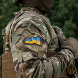 M-Tac Patch Ukrainas stridsflagga (broderi)