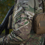 M-Tac patch karta Hjälm av skräck (brodyr)