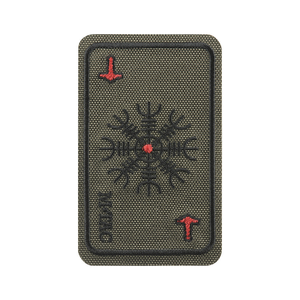 M-Tac patch karta Hjälm av skräck (brodyr)