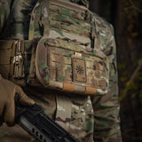 M-Tac patch karta Hjälm av skräck (brodyr)