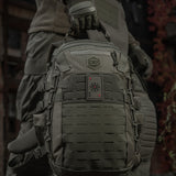M-Tac patch karta Hjälm av skräck (brodyr)