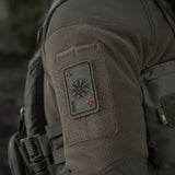 M-Tac patch karta Hjälm av skräck (brodyr)