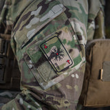 M-Tac patch karta Hjälm av skräck (brodyr)