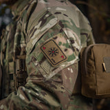 M-Tac patch karta Hjälm av skräck (brodyr)