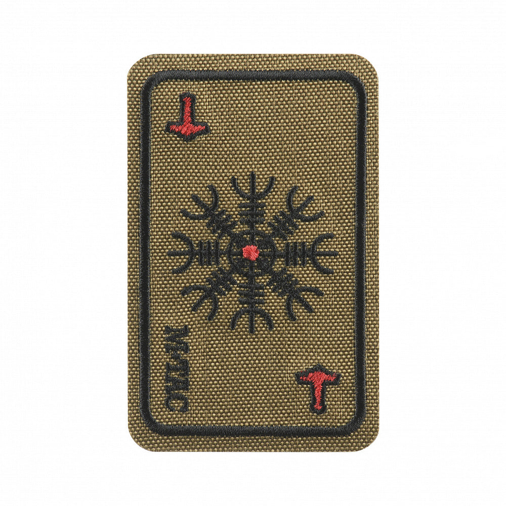 M-Tac patch karta Hjälm av skräck (brodyr)