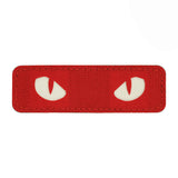 M-Tac patch Cat Eyes Laser Cut Röd/Vit