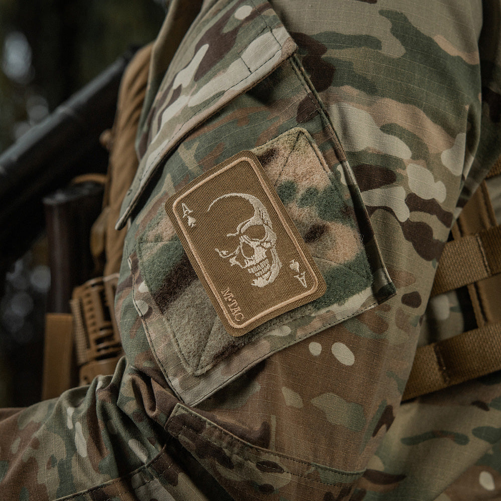 M-Tac patch Face of war (Broderi)