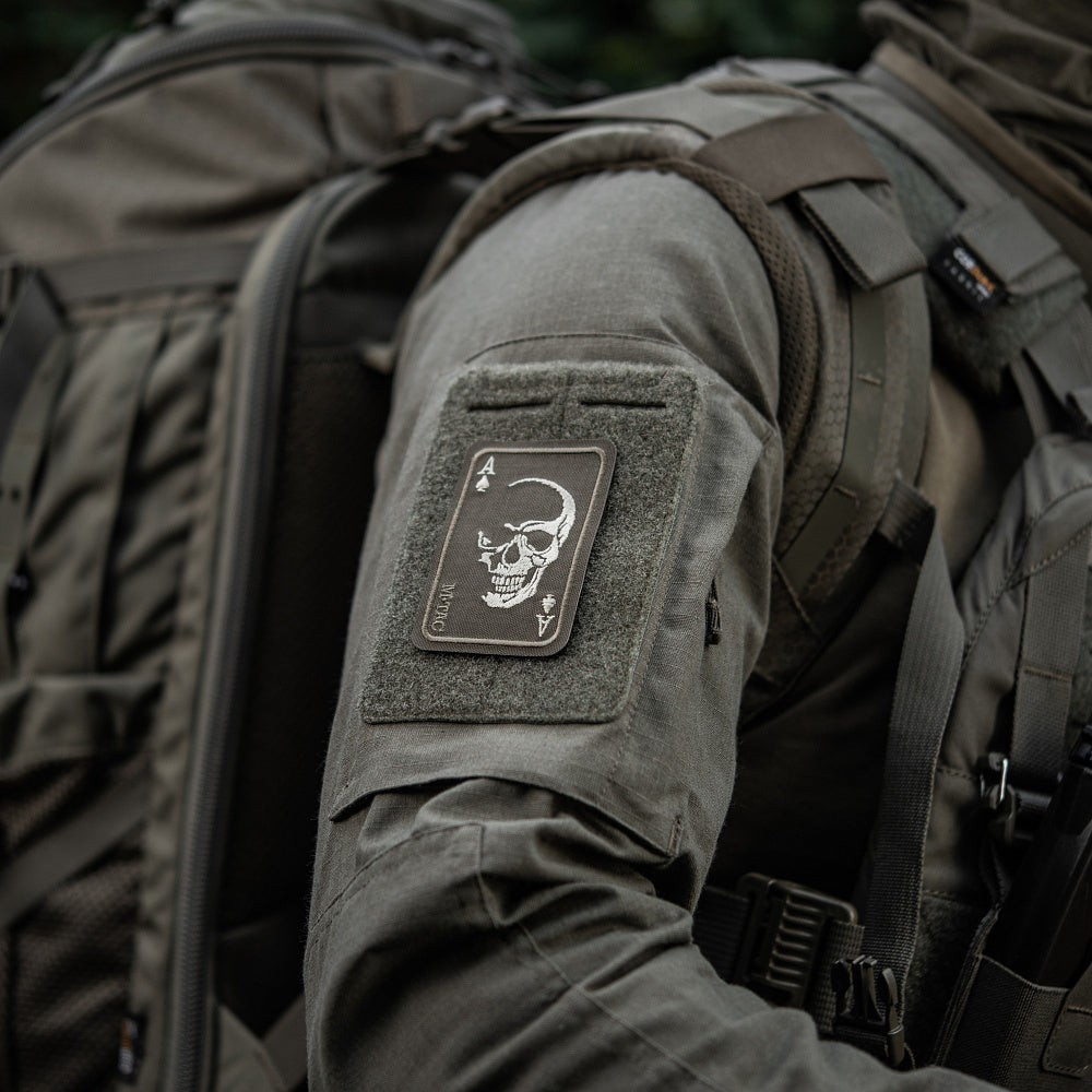 M-Tac patch Face of war (Broderi)