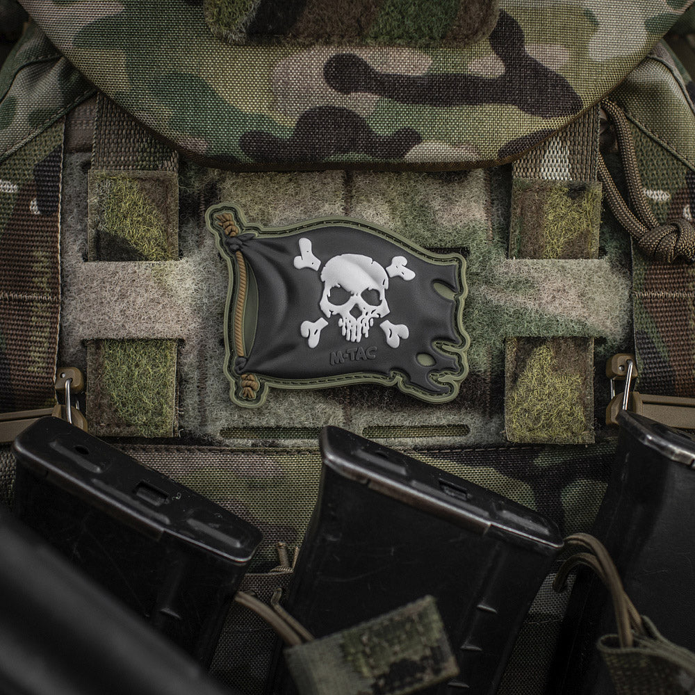 M-Tac patch Jolly Roger PVC