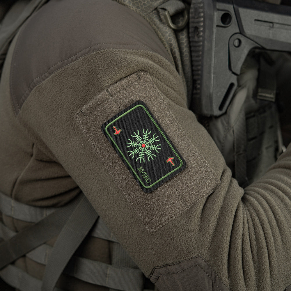 M-Tac patchkarta Hjälm av skräck (brodyr)