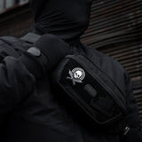 M-Tac patch No Knife - No Life 3D PVC svart och vit