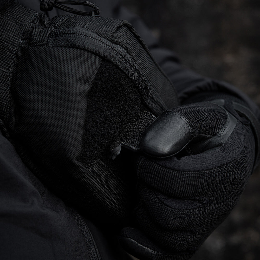 M-Tac patch No Knife - No Life 3D PVC svart och vit