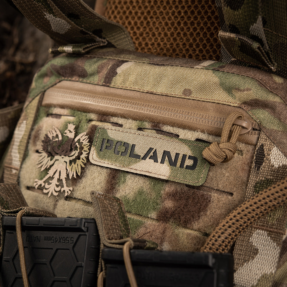 M-Tac patch Poland 25x80 Laser Cut