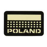 M-Tac patch Poland (med flagga) 50x80 Laser Cut