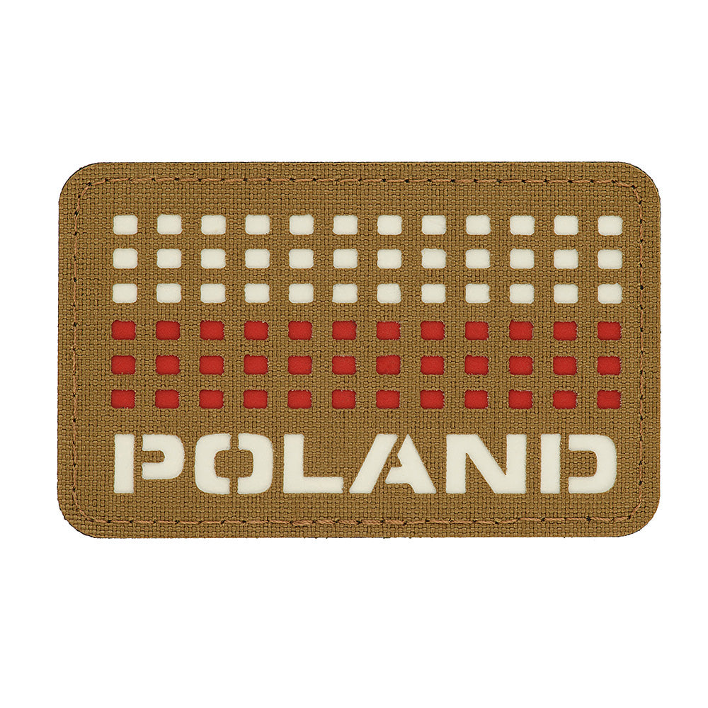 M-Tac patch Polen (med flagga) 50x80 Laser Cut
