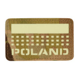 M-Tac patch Poland (med flagga) 50x80 Laser Cut