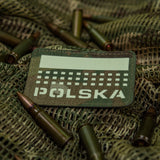 M-Tac patch Polska (med flagga) 50x80 Laser Cut