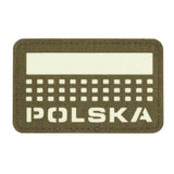 M-Tac patch Polska (med flagga) 50x80 Laser Cut
