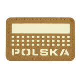 M-Tac patch Polska (med flagga) 50x80 Laser Cut