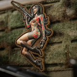 M-Tac Patch Tactical girl #9 RPG PVC