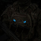M-Tac patch Tiger Eyes Laser Cut (par) Ranger Green/Blue/GID