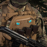 M-Tac patch Tiger Eyes Laser Cut (par) Ranger Green/Blue/GID