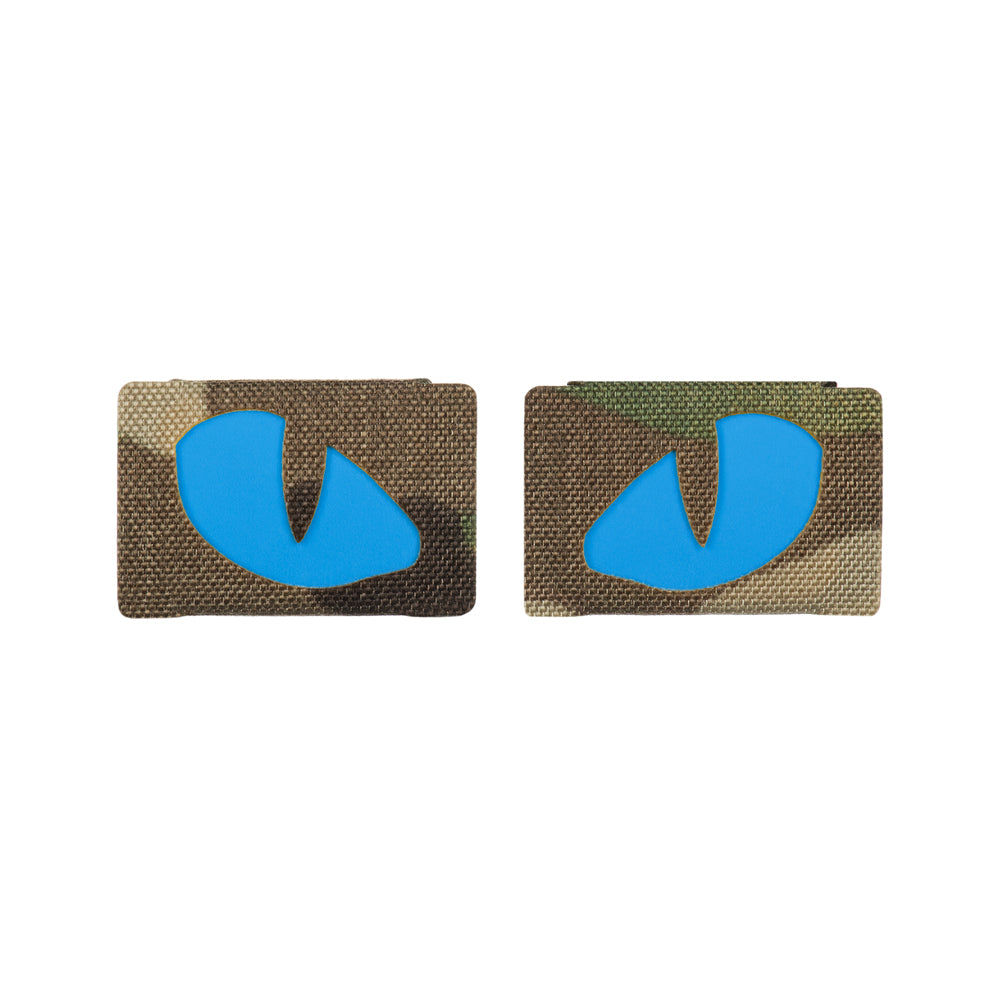 M-Tac patch Tiger Eyes Laser Cut (par) Ranger Green/Blue/GID