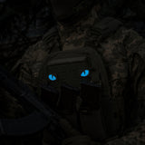 M-Tac patch Tiger Eyes Laser Cut (par) Ranger Green/Blue/GID