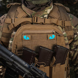 M-Tac patch Tiger Eyes Laser Cut (par) Ranger Green/Blue/GID