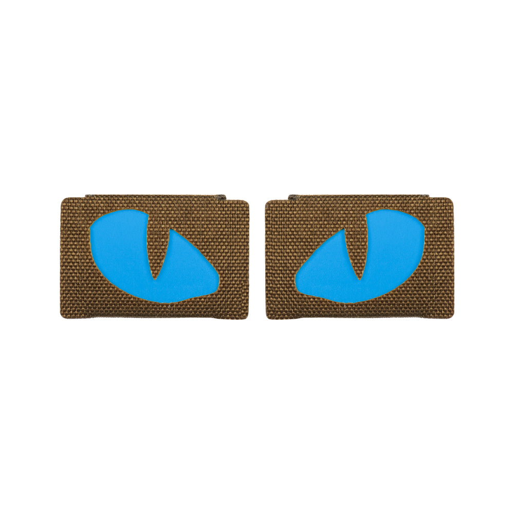 M-Tac patch Tiger Eyes Laser Cut (par) Ranger Green/Blue/GID