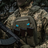M-Tac patch Tiger Eyes Laser Cut (par) Ranger Green/Blue/GID