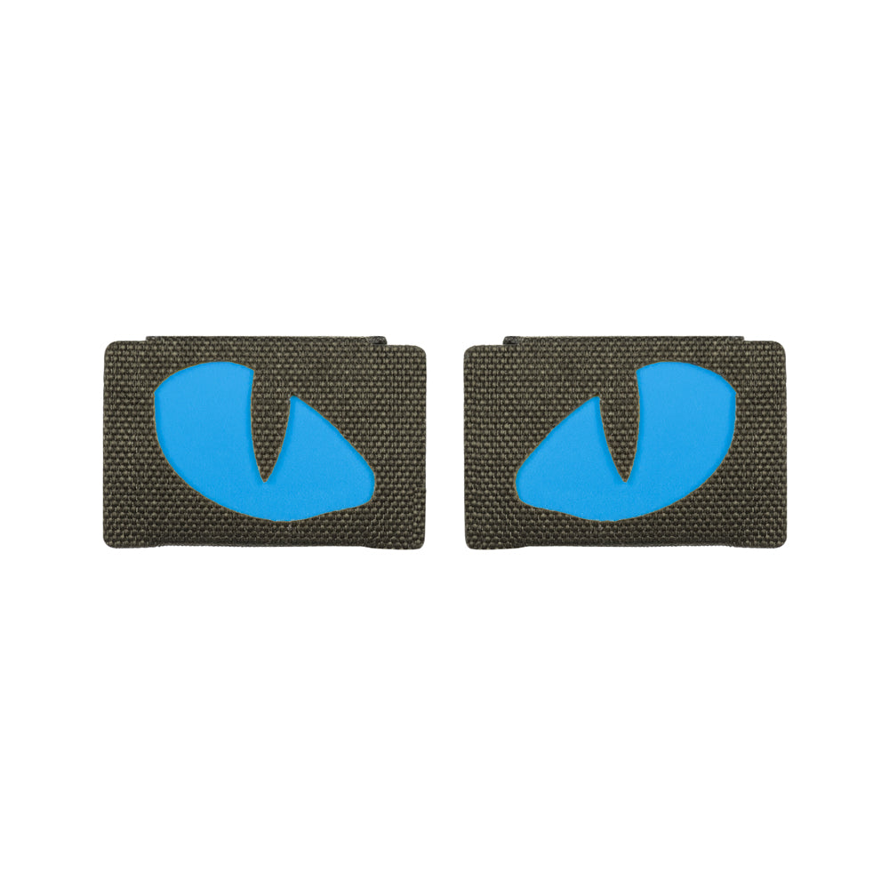 M-Tac patch Tiger Eyes Laser Cut (par) Ranger Green/Blue/GID