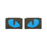 M-Tac patch Tiger Eyes Laser Cut (par) Ranger Green/Blue/GID