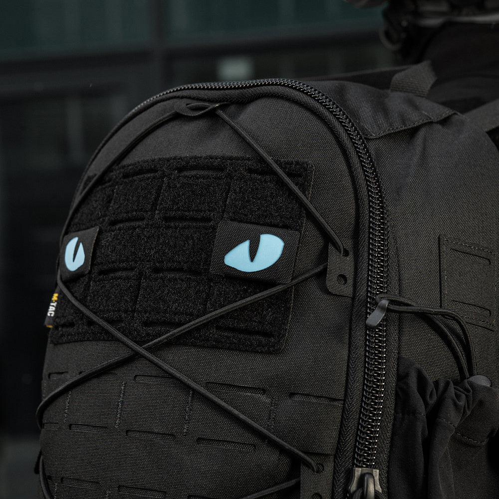 M-Tac patch Tiger Eyes Laser Cut (par) Ranger Green/Blue/GID