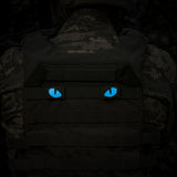 M-Tac patch Tiger Eyes Laser Cut (par) Ranger Green/Blue/GID