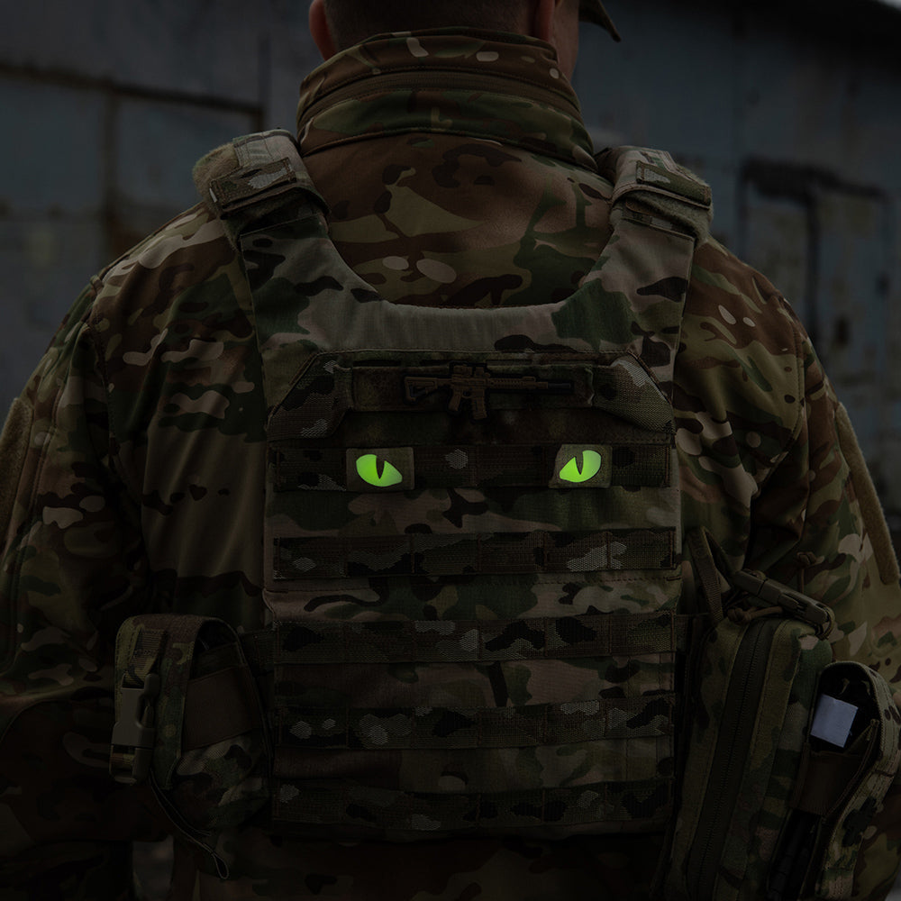 M-Tac patch Tiger Eyes Laser Cut (par)