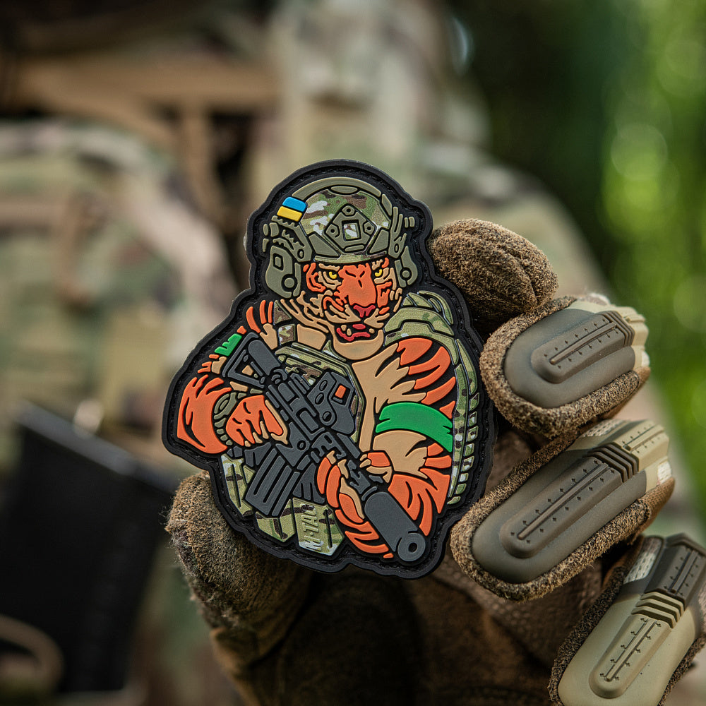 M-Tac patch Tiger Green tejp PVC