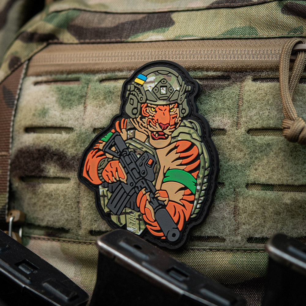 M-Tac patch Tiger Green tejp PVC