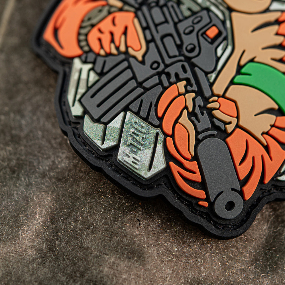 M-Tac patch Tiger Green tejp PVC