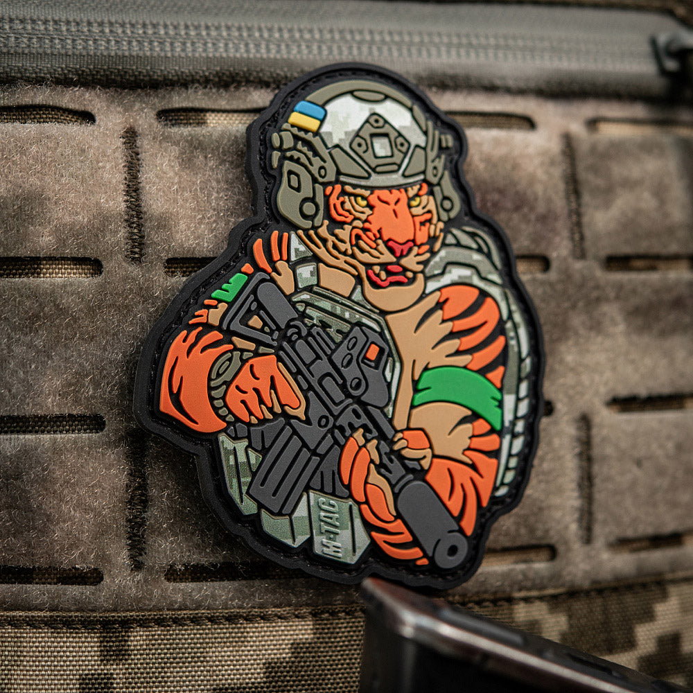 M-Tac patch Tiger Green tejp PVC