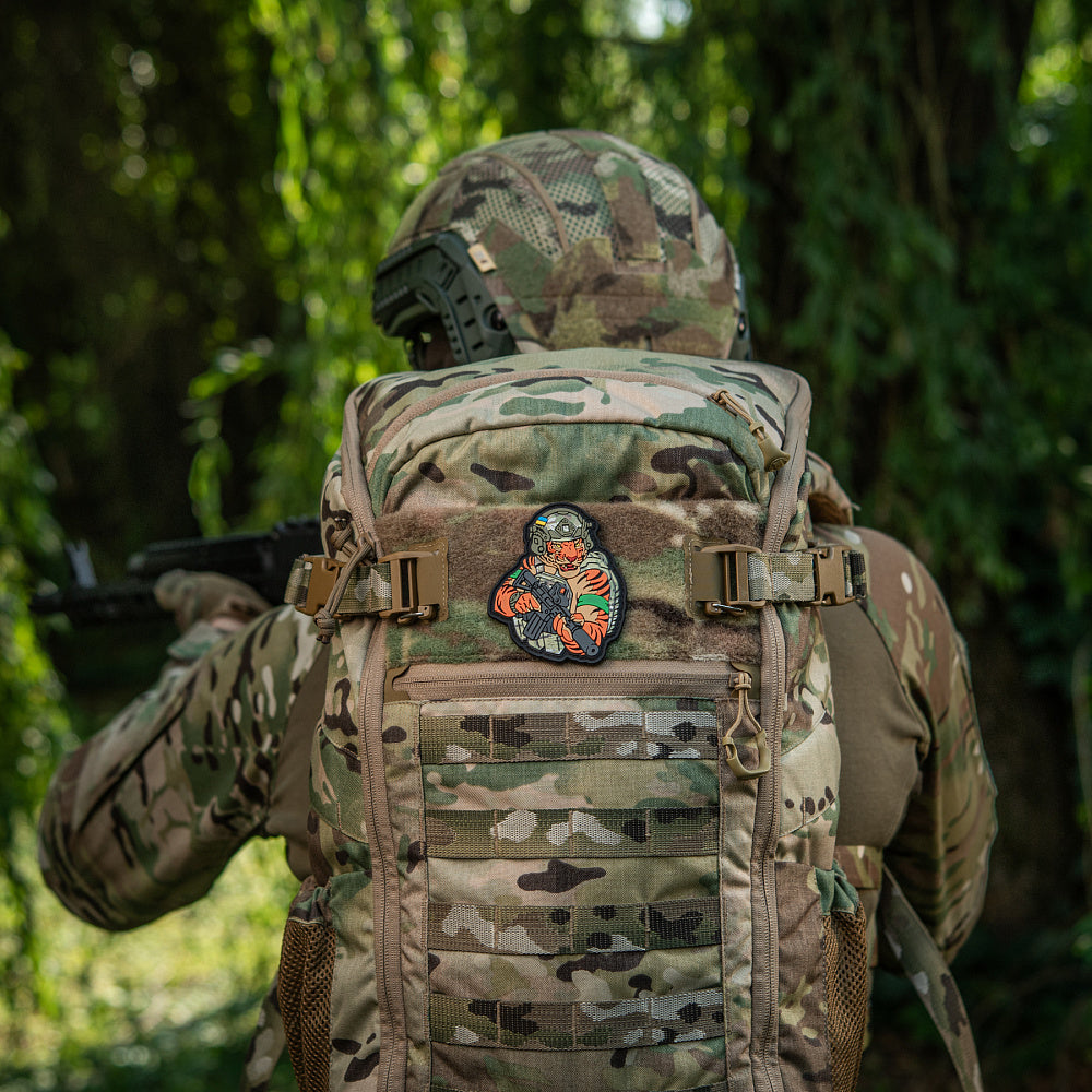 M-Tac patch Tiger Green tejp PVC