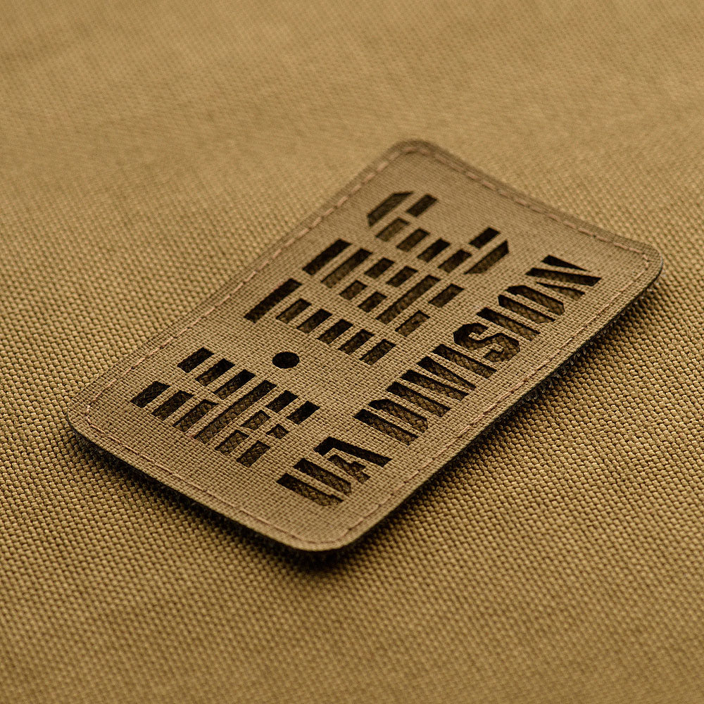 M-Tac patch UA Division Laser Cut från kant till kant